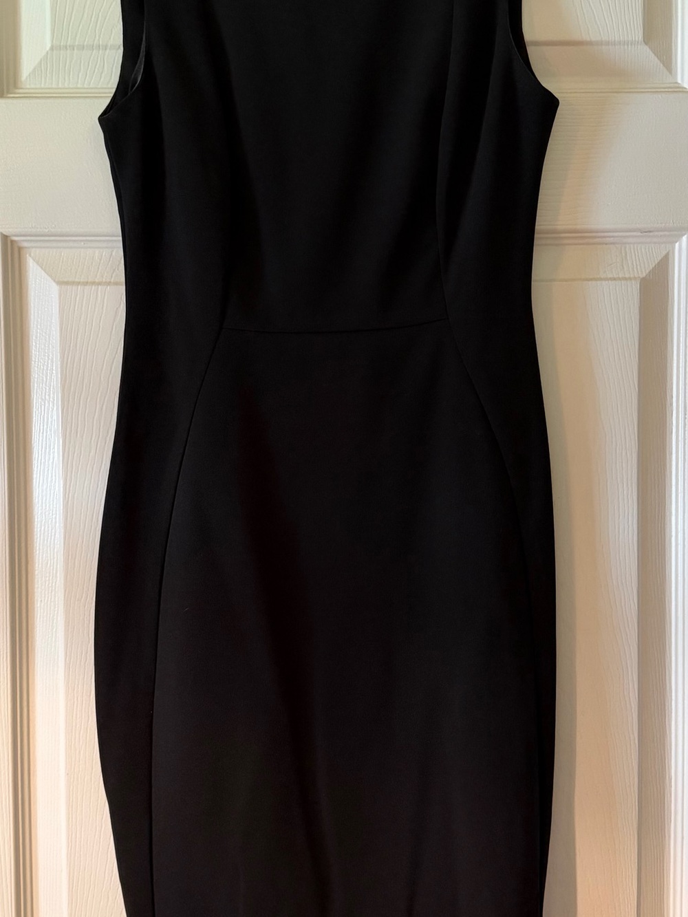 Calvin Klein Black Sleeveless Sheath Dress